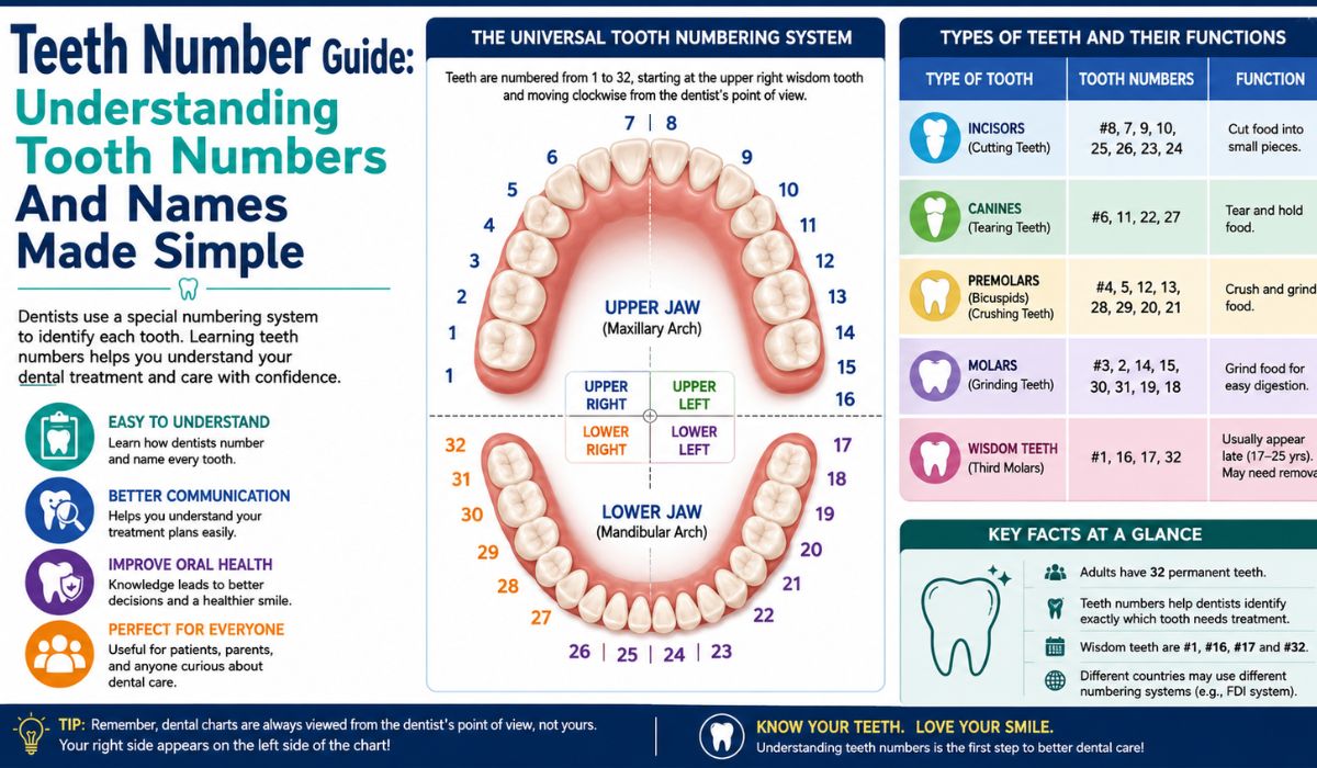 teeth number